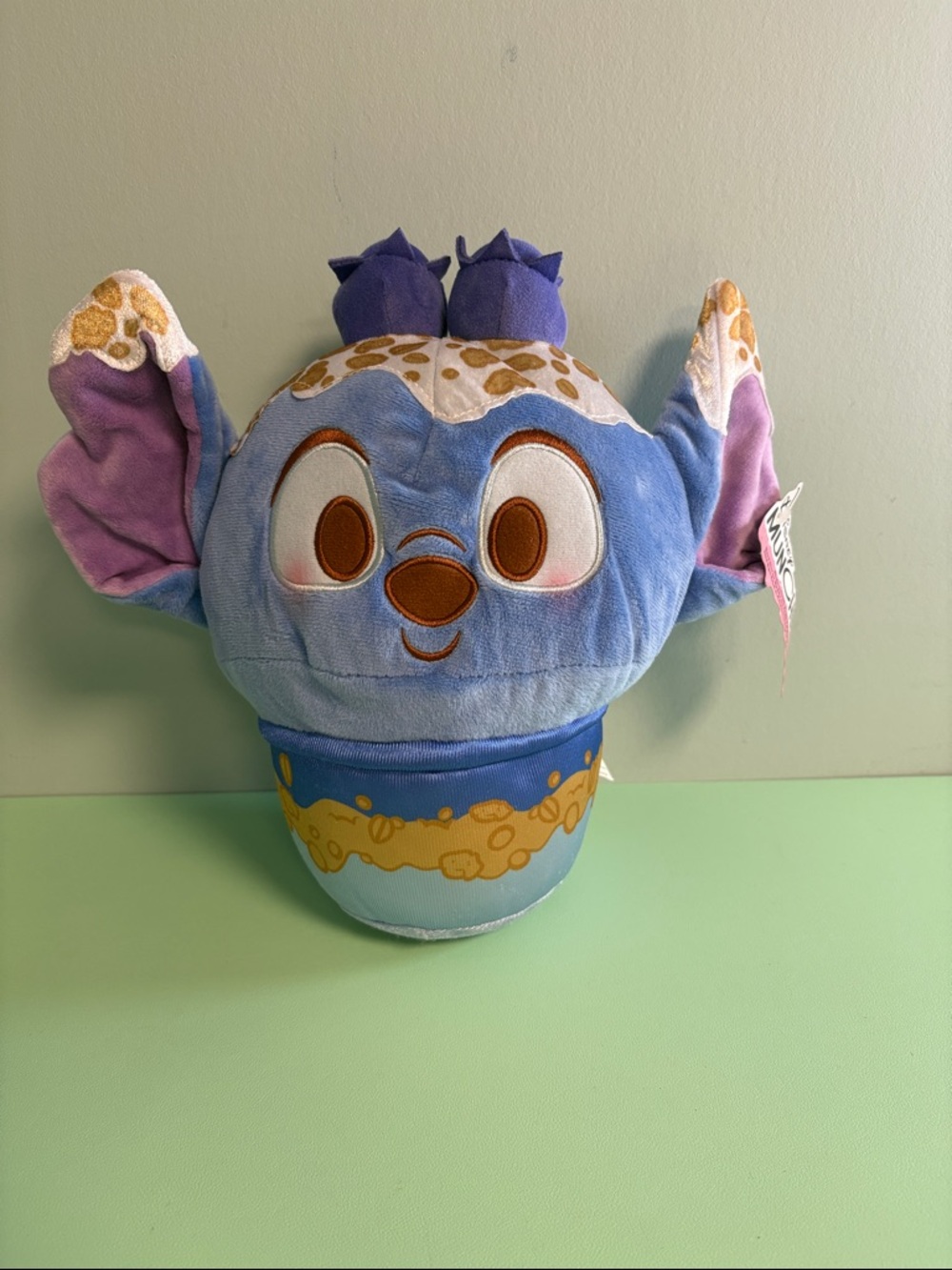 Disney Munchlings Stitch Scented Blueberry Crumble Frozen Yogurt Stuffed Plush